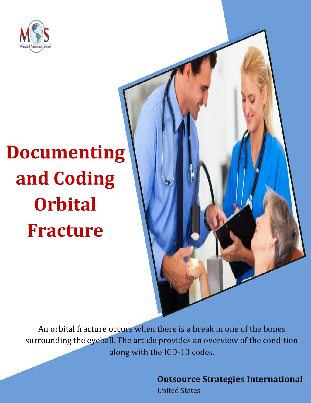 documenting and coding orbital fracture