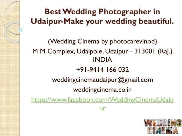 Best Wedding Photographer in Udaipur-Make your wedding beautiful.