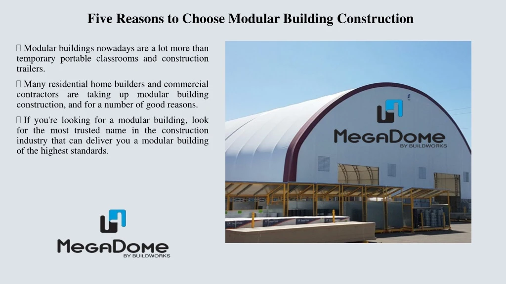 five reasons to choose modular building construction