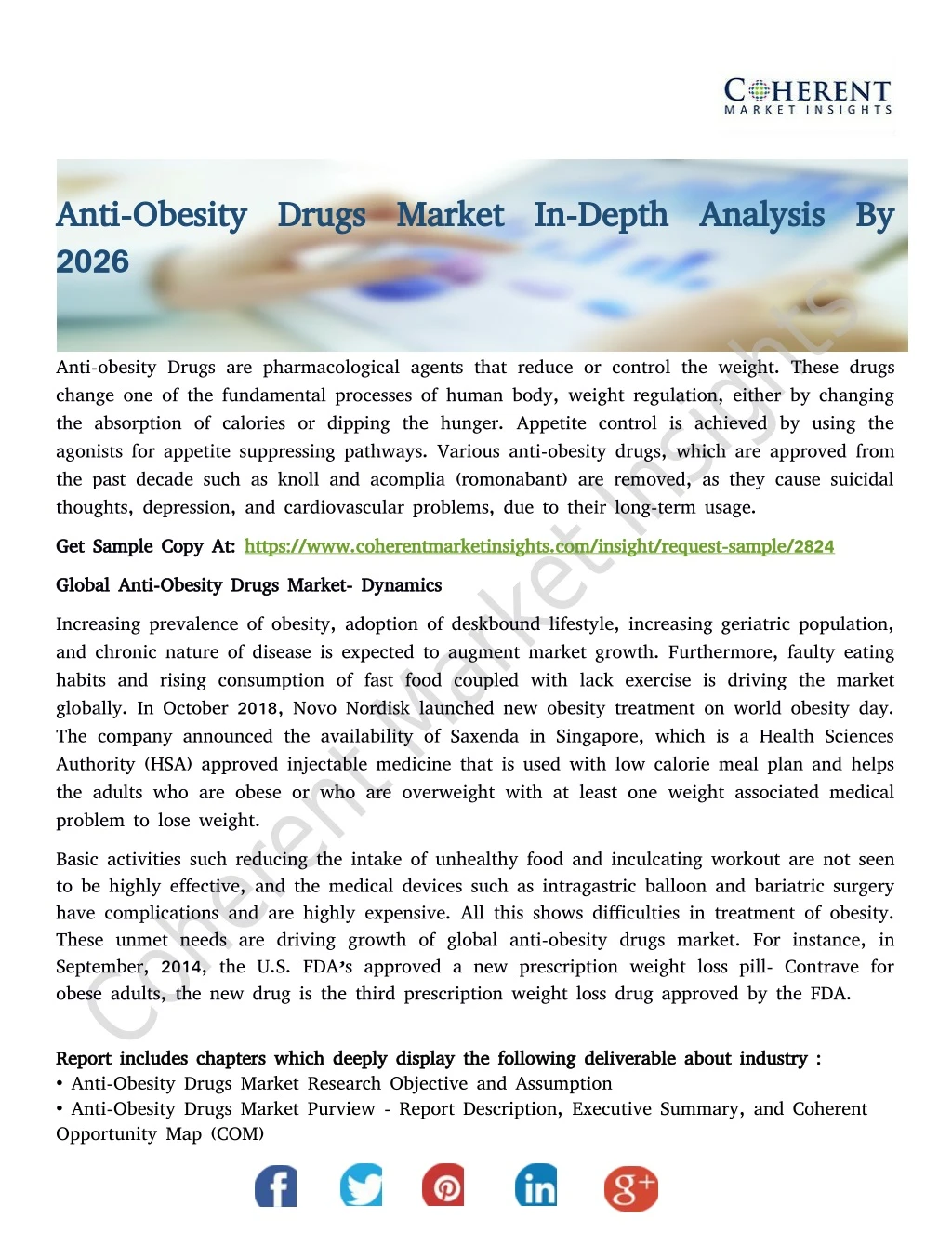 anti obesity drugs market in depth analysis
