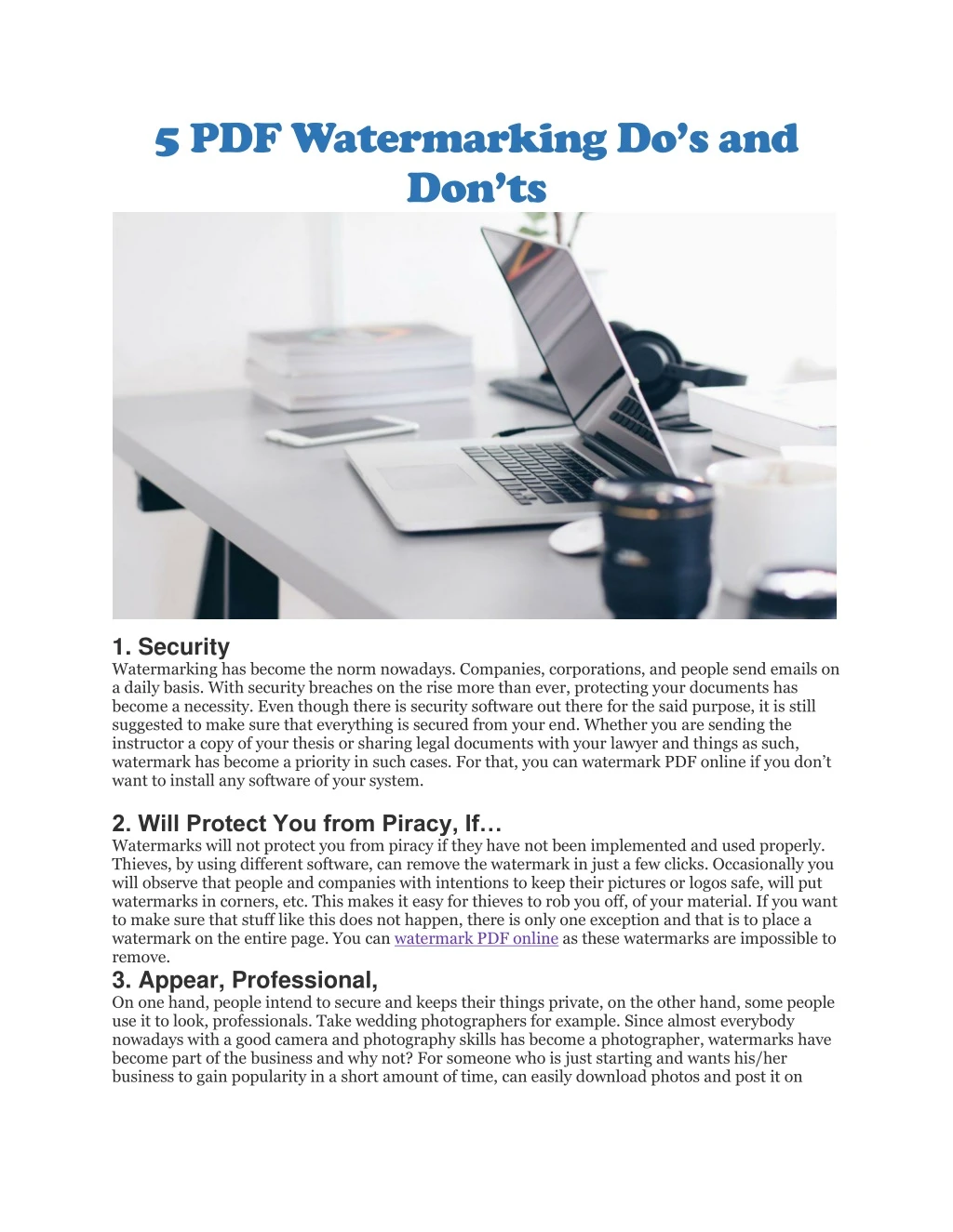 5 pdf watermarking do s and don ts