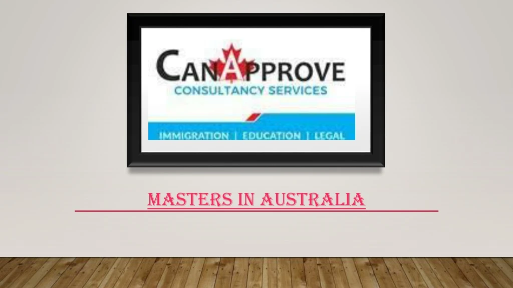 masters in australia