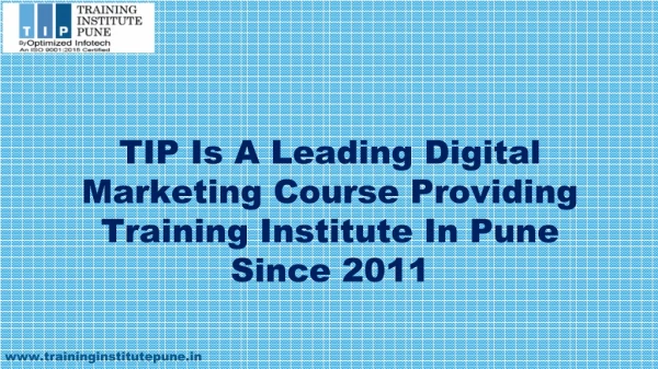 Digital Marketing course in Pune