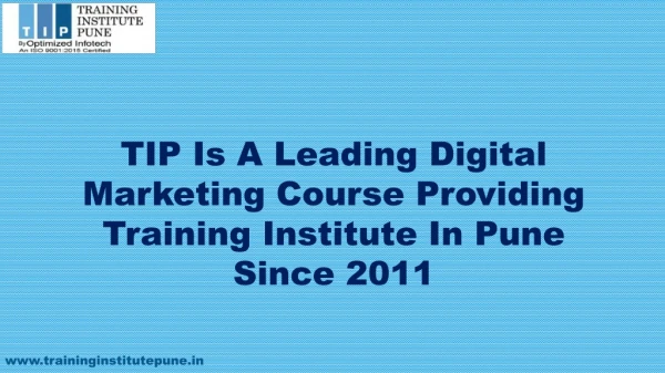 top digital marketing courses in pune