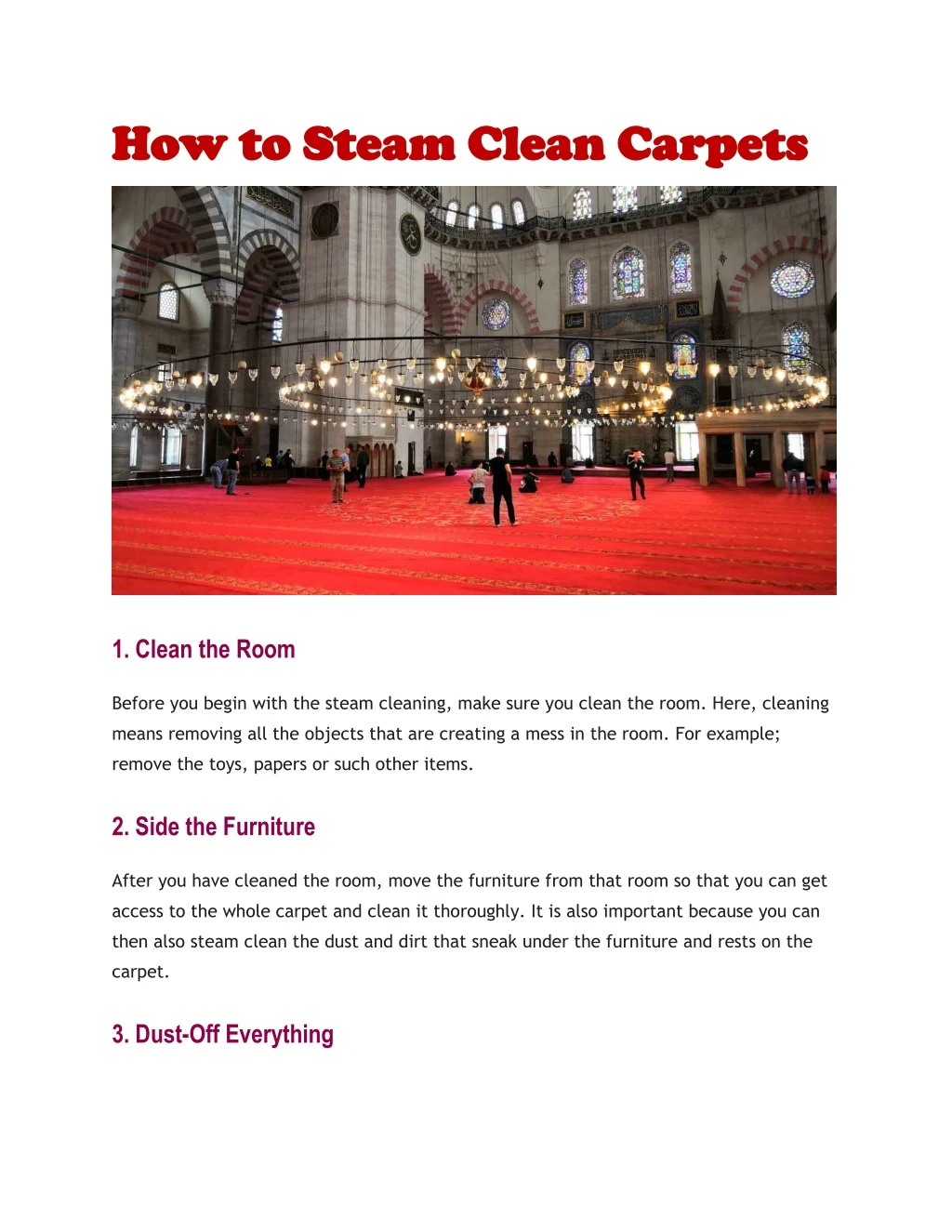 how to steam clean carpets how to steam clean
