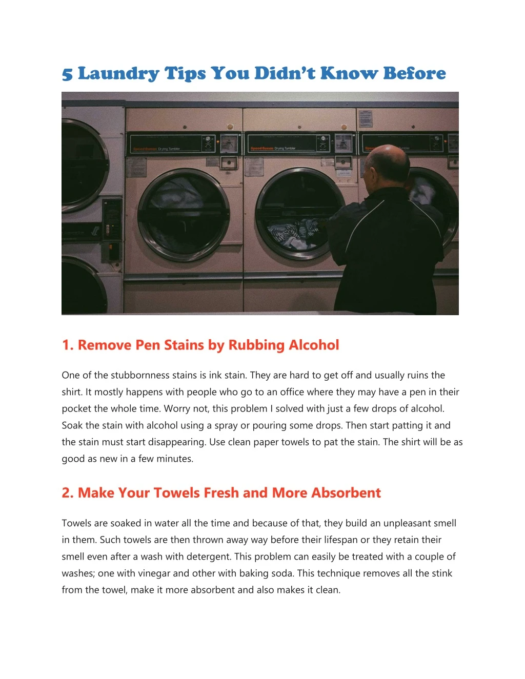 5 laundry tips you didn t know before