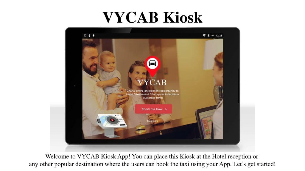 vycab kiosk app