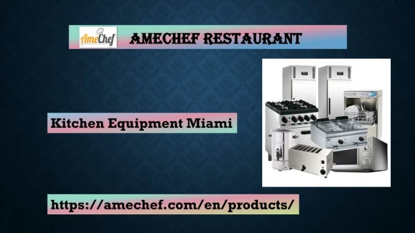 Kitchen Equipment Miami