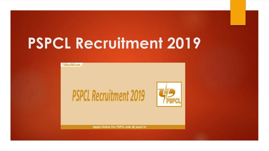 pspcl recruitment 2019