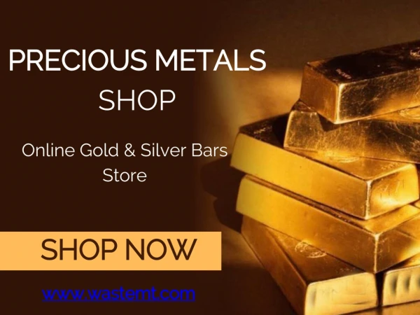Buy Gold Bars Online From Precious Metal Shop
