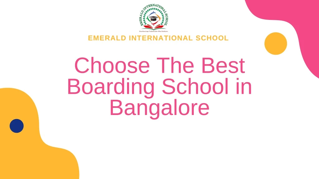 emerald international school choose the best