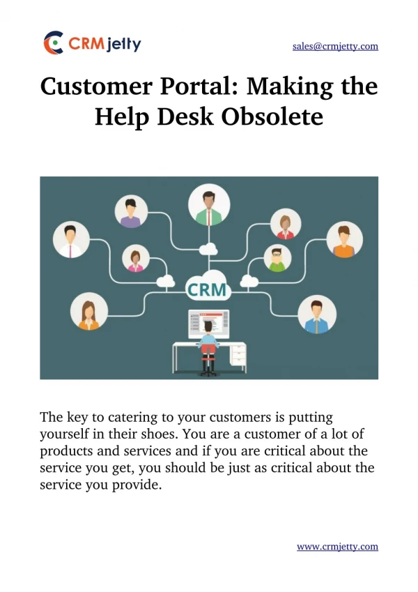 Customer Portal: Making the Help Desk Obsolete