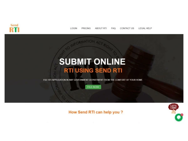 How to file RTI online
