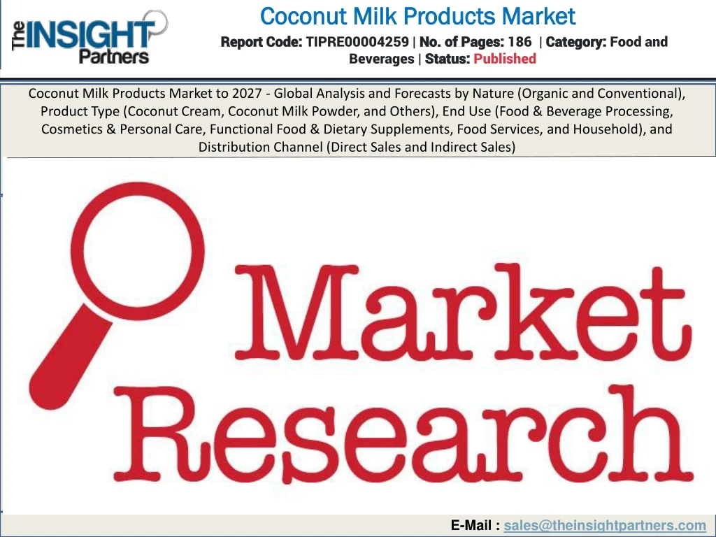 coconut milk products market