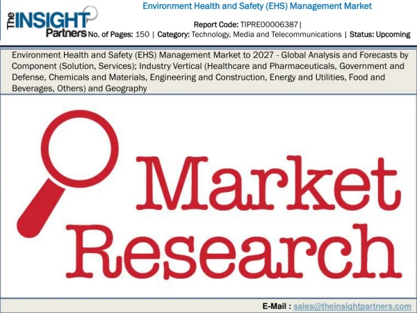 Environment Health and Safety (EHS) Management Market