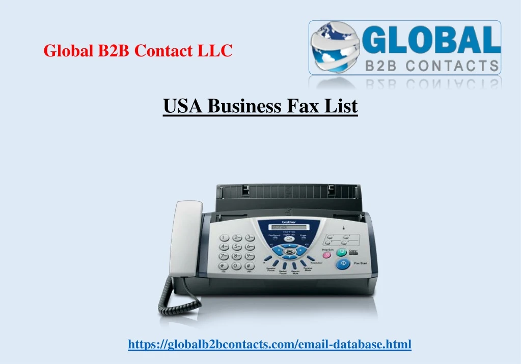 usa business fax list