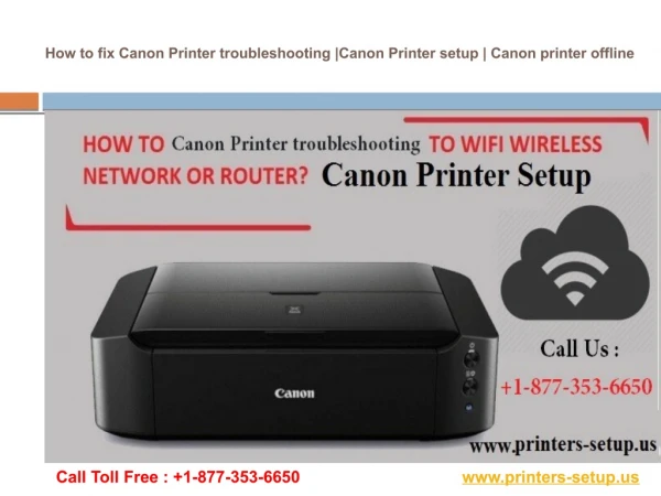 How to fix Canon Printer troubleshooting 1-877-353-6650