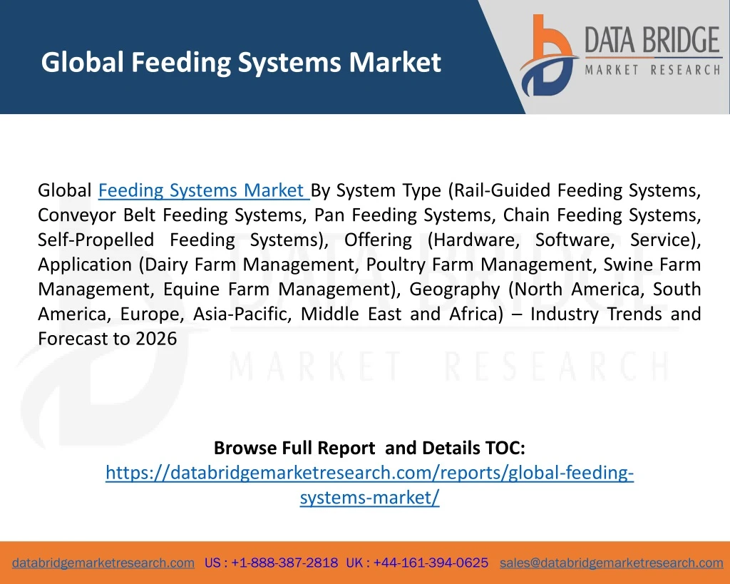 global feeding systems market