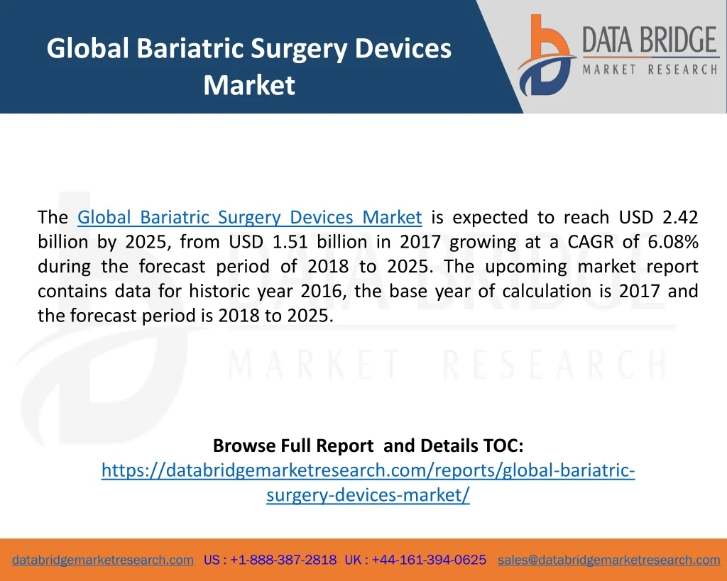 global bariatric surgery devices market