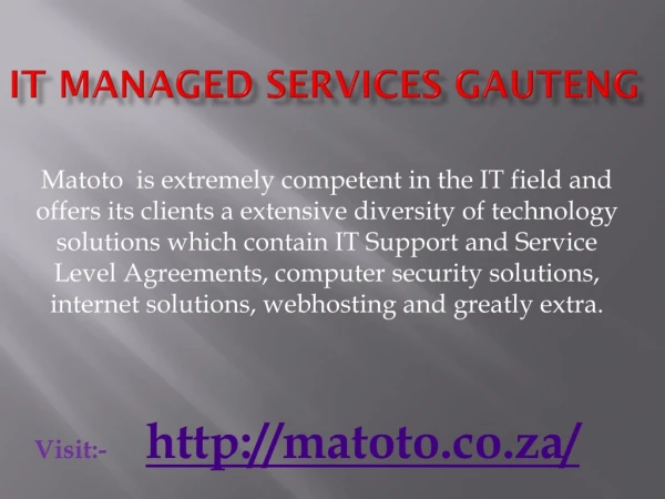 Computer IT Support Companies Gauteng