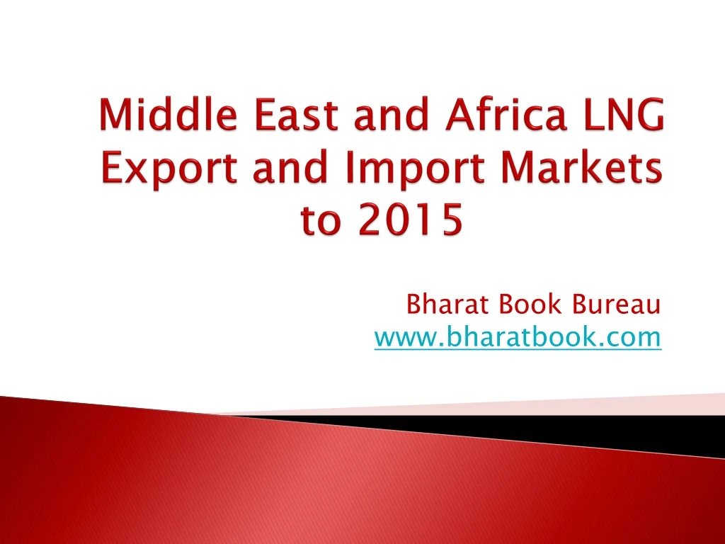 middle east and africa lng export and import markets to 2015