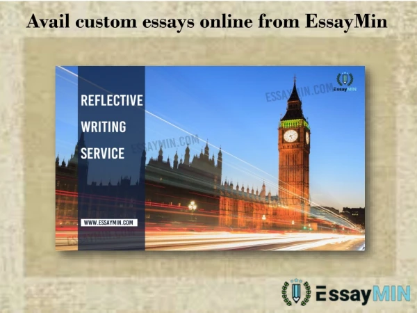 Avail custom essays online from EssayMin