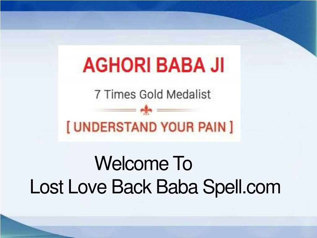 welcome to lost love back baba spell com