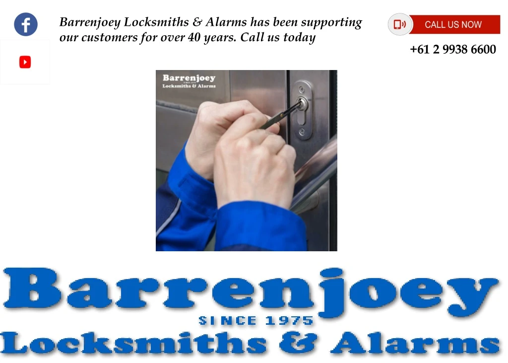 barrenjoey locksmiths alarms has been supporting