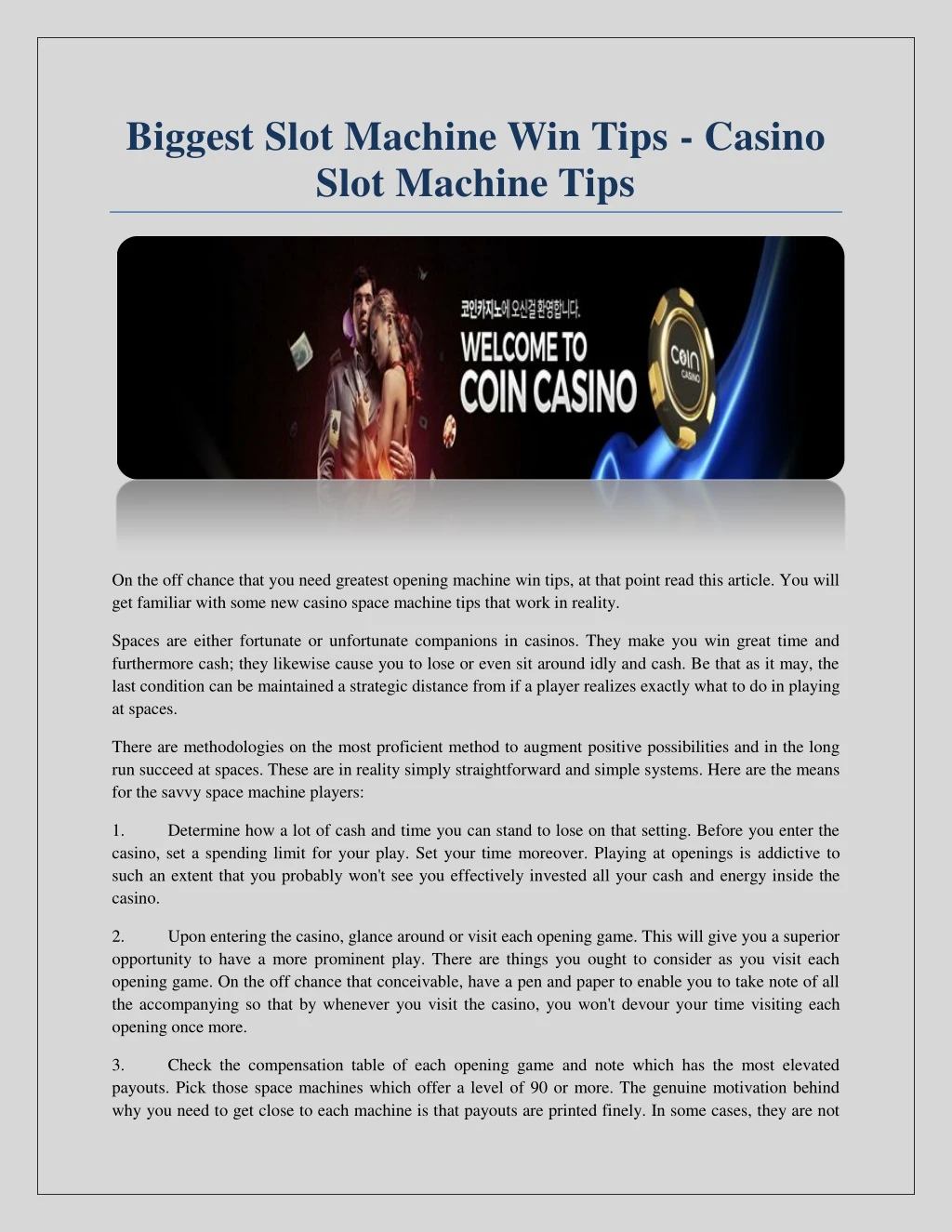 biggest slot machine win tips casino slot machine