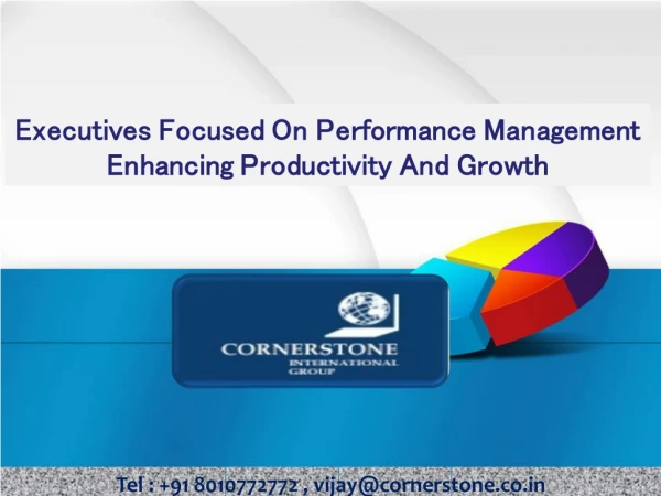 Executives Focused On Performance Management Enhancing Productivity And Growth