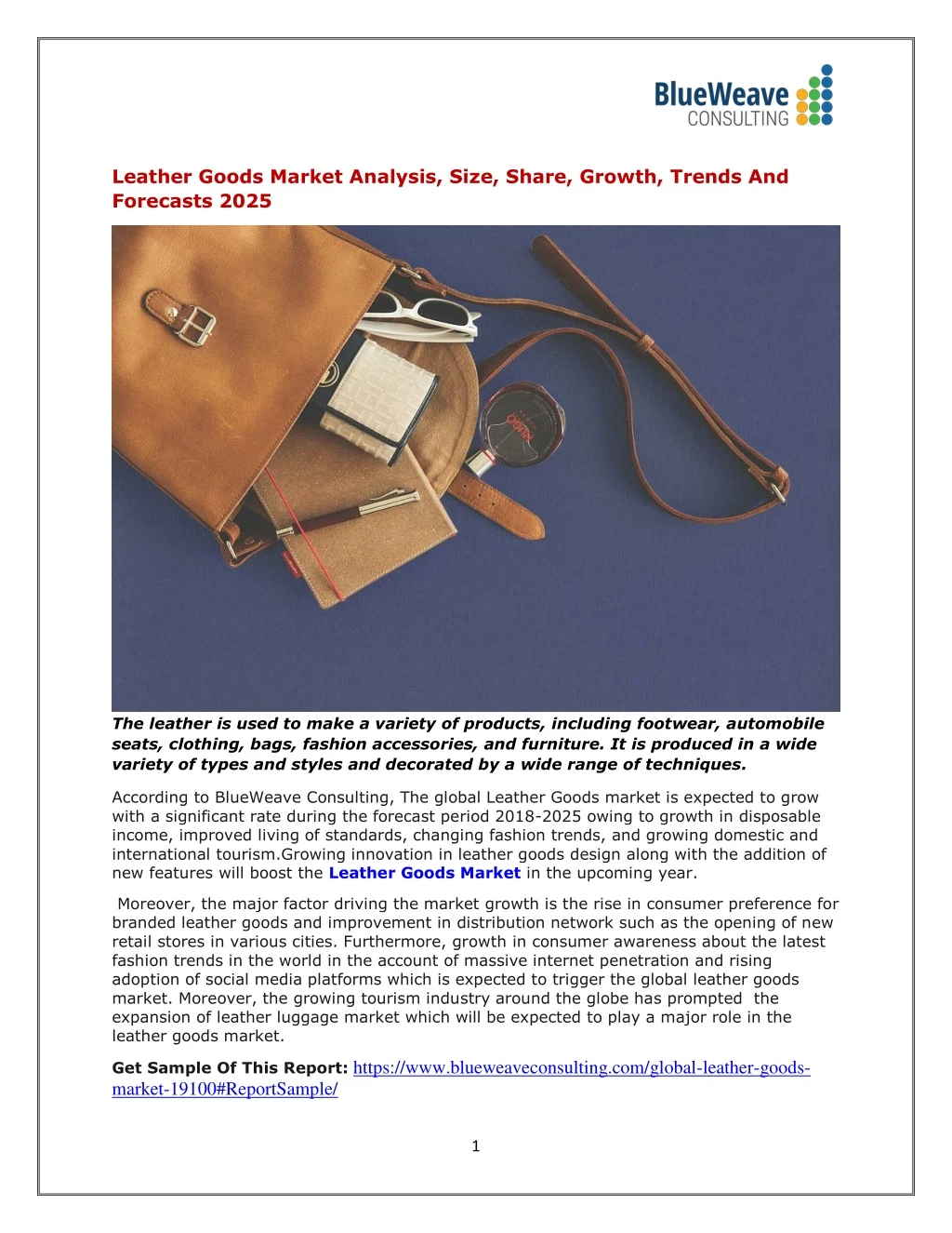 leather goods market analysis size share growth