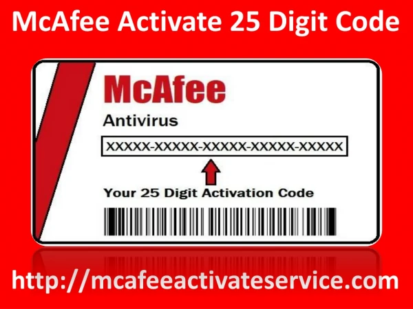 Use simple methods to get McAfee Activate 25 Digit Code