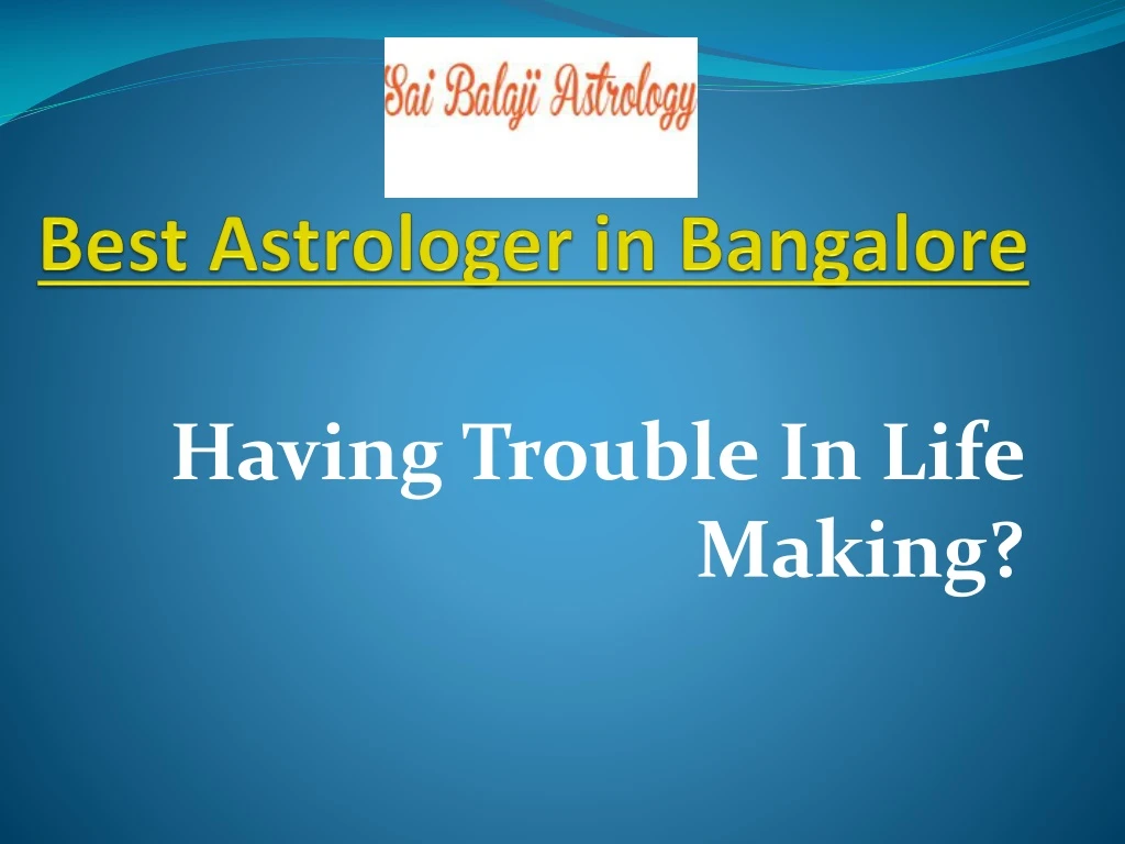 best astrologer in bangalore