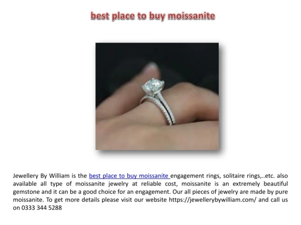best place to buy moissanite
