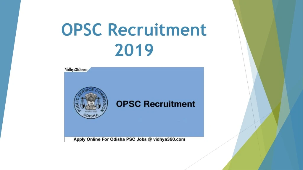 opsc recruitment 2019