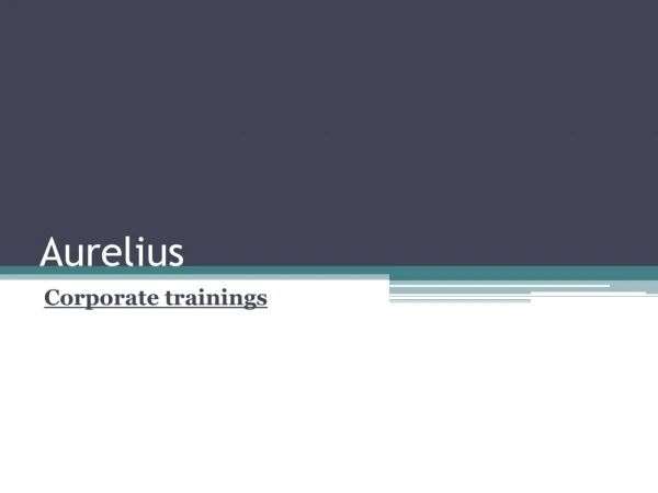 Corporate training in india