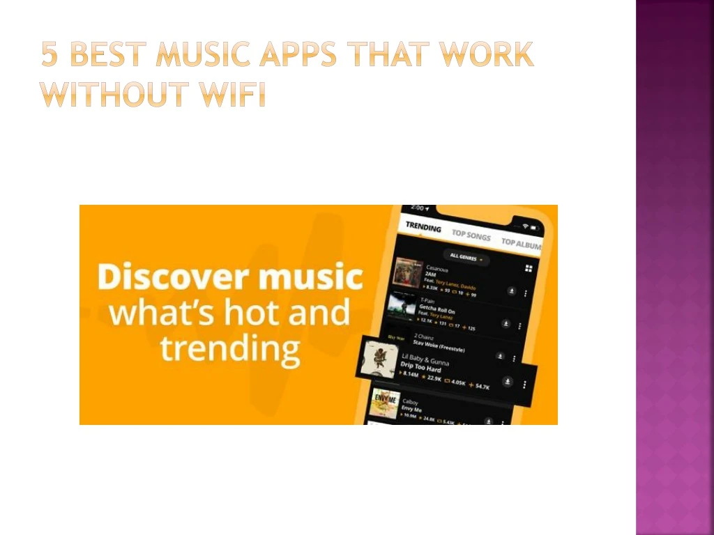 5 best music apps that work without wifi