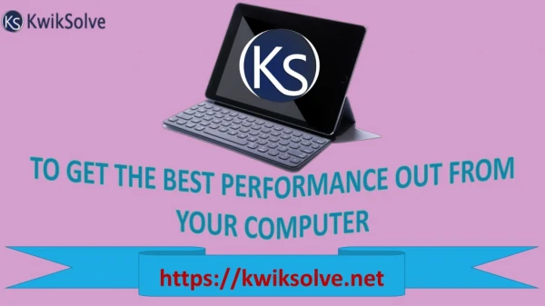 Get Best Performance Out From Your Computer