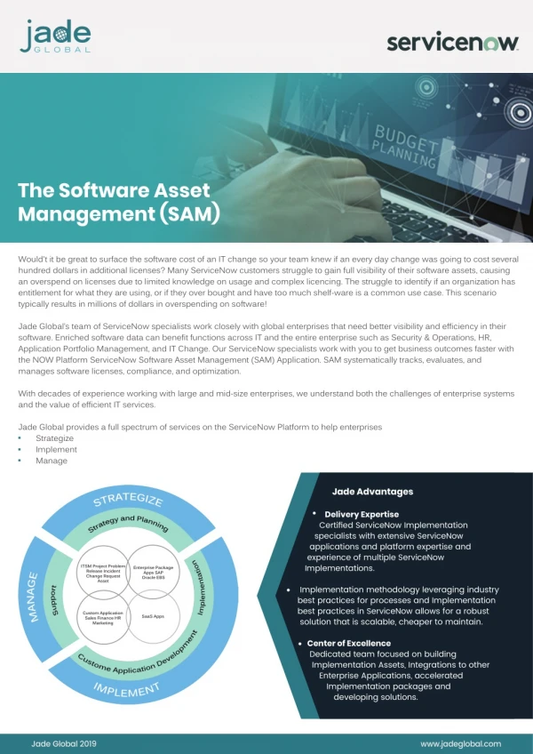 Software Asset Management Datasheet