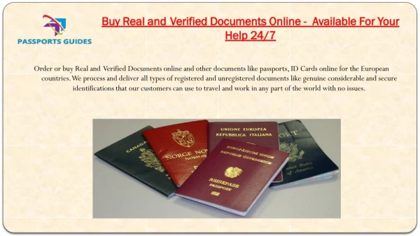 Buy Fake ID | Buy Real Passport | Driving License |Buy IELTS Certificate - Passports Guides