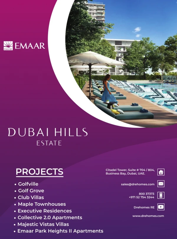 Emaar Dubai Hills Estate Residences
