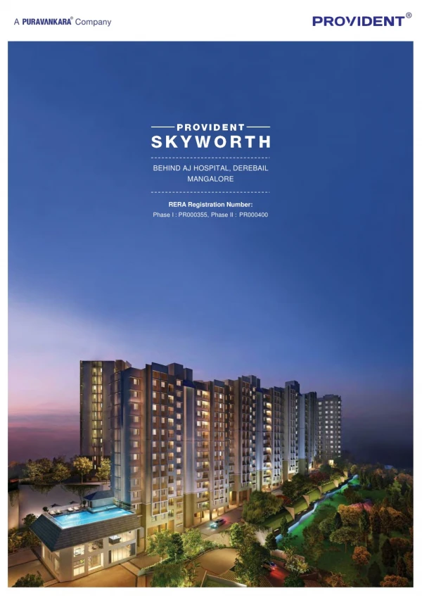 Provident Skyworth | Apartments for Sale in Mangalore