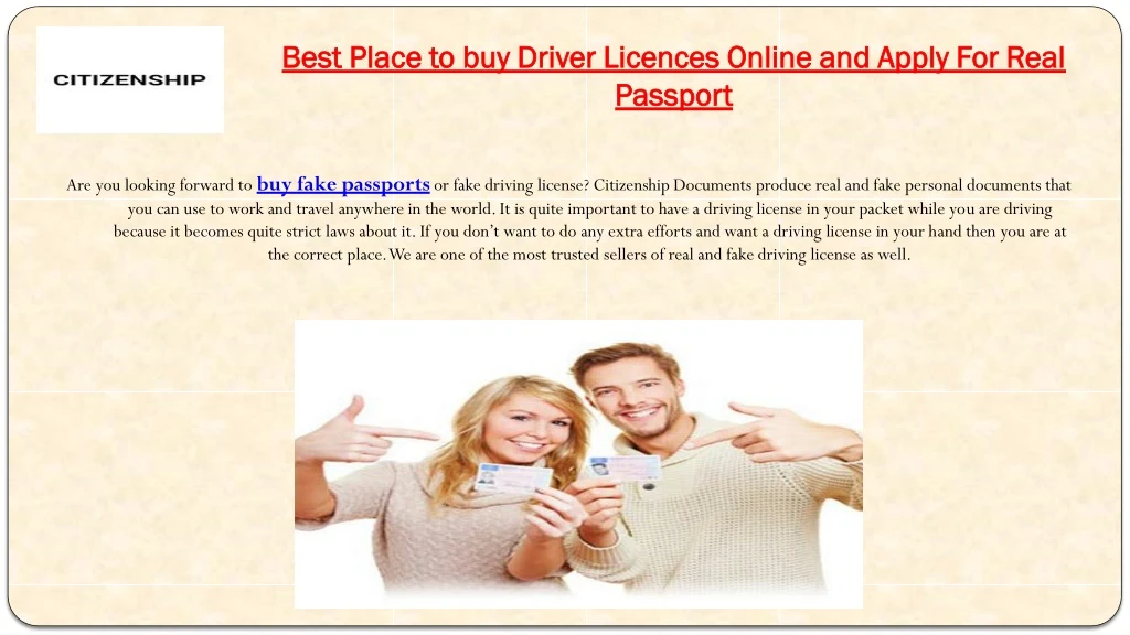 best place to buy driver licences online