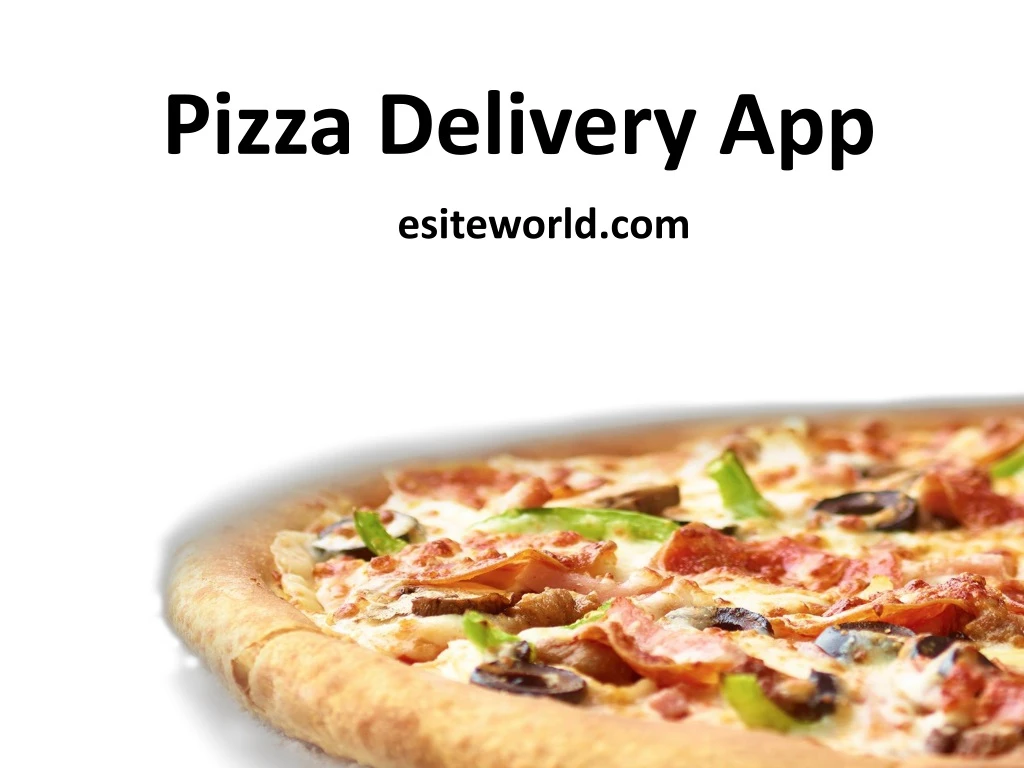 pizza delivery app