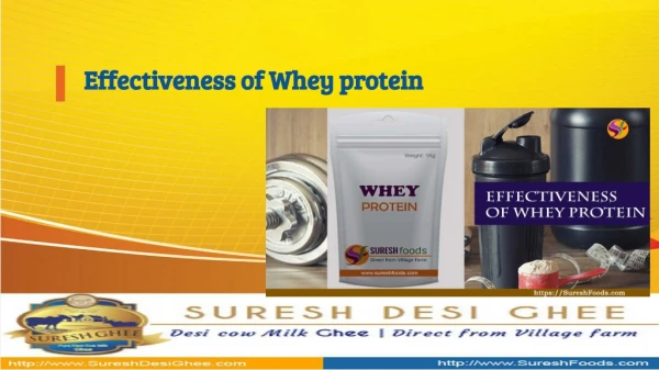 Effectiveness of Whey Protein