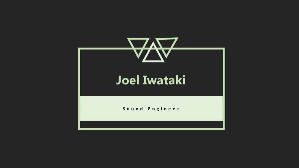 joel iwataki