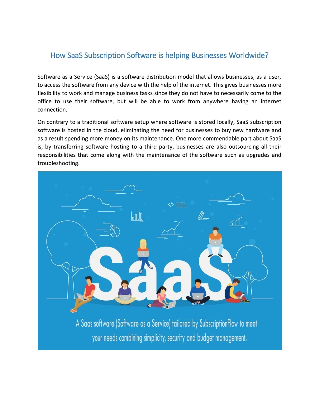 h how saas subscription s ow saas subscription