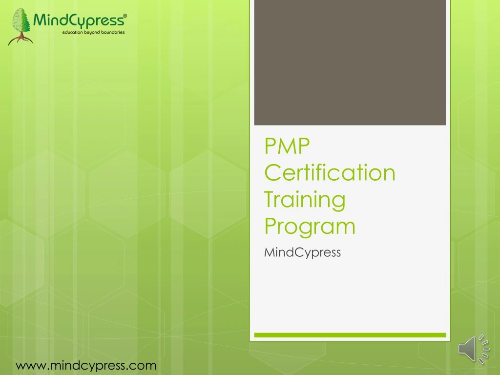 pmp certification training program mindcypress