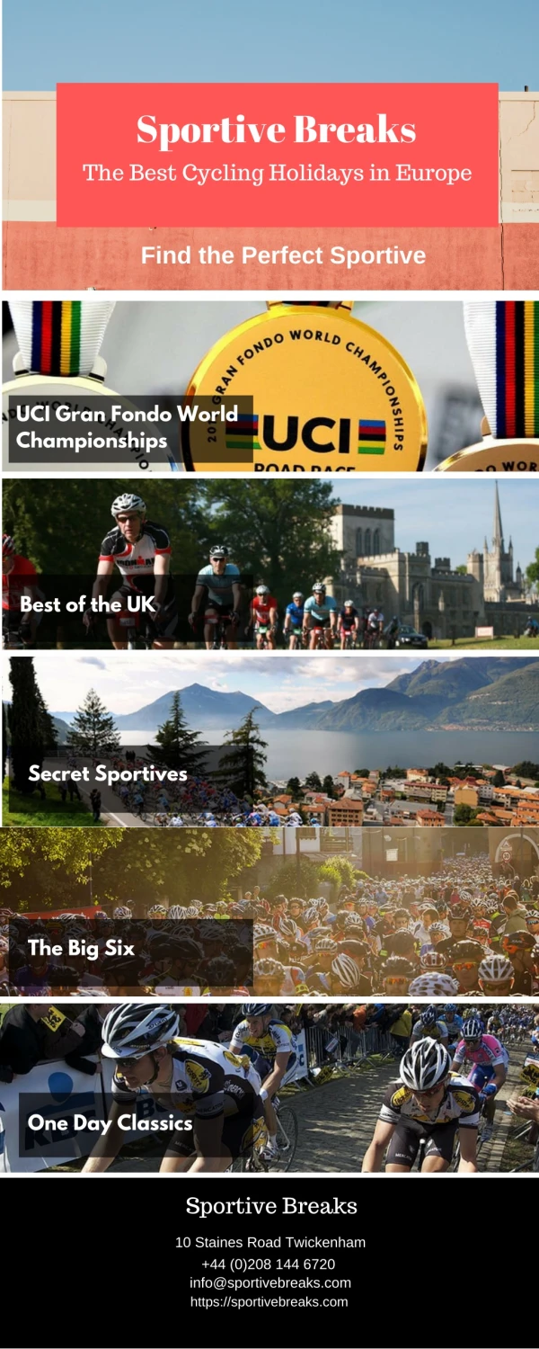 Find Your Big Ride In Europe With Sportive Breaks!