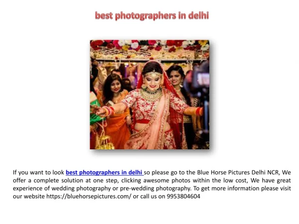 best Photographers delhi